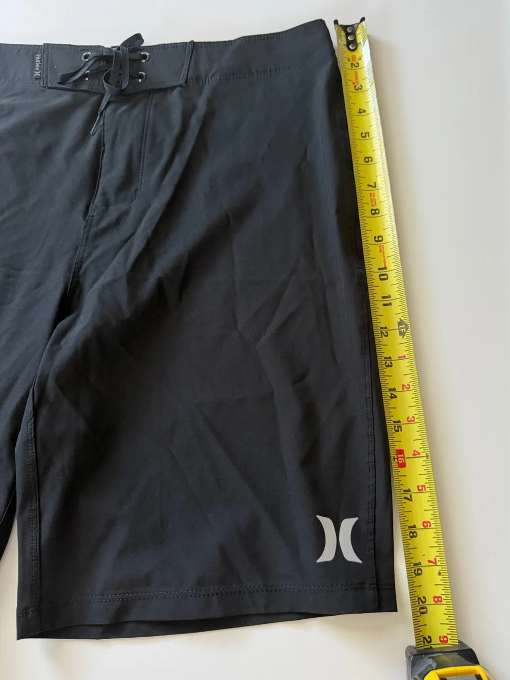 Hurley Men’s One & Only Phantom Solid Black Boardshorts W30 9” Inseam NWT Swim